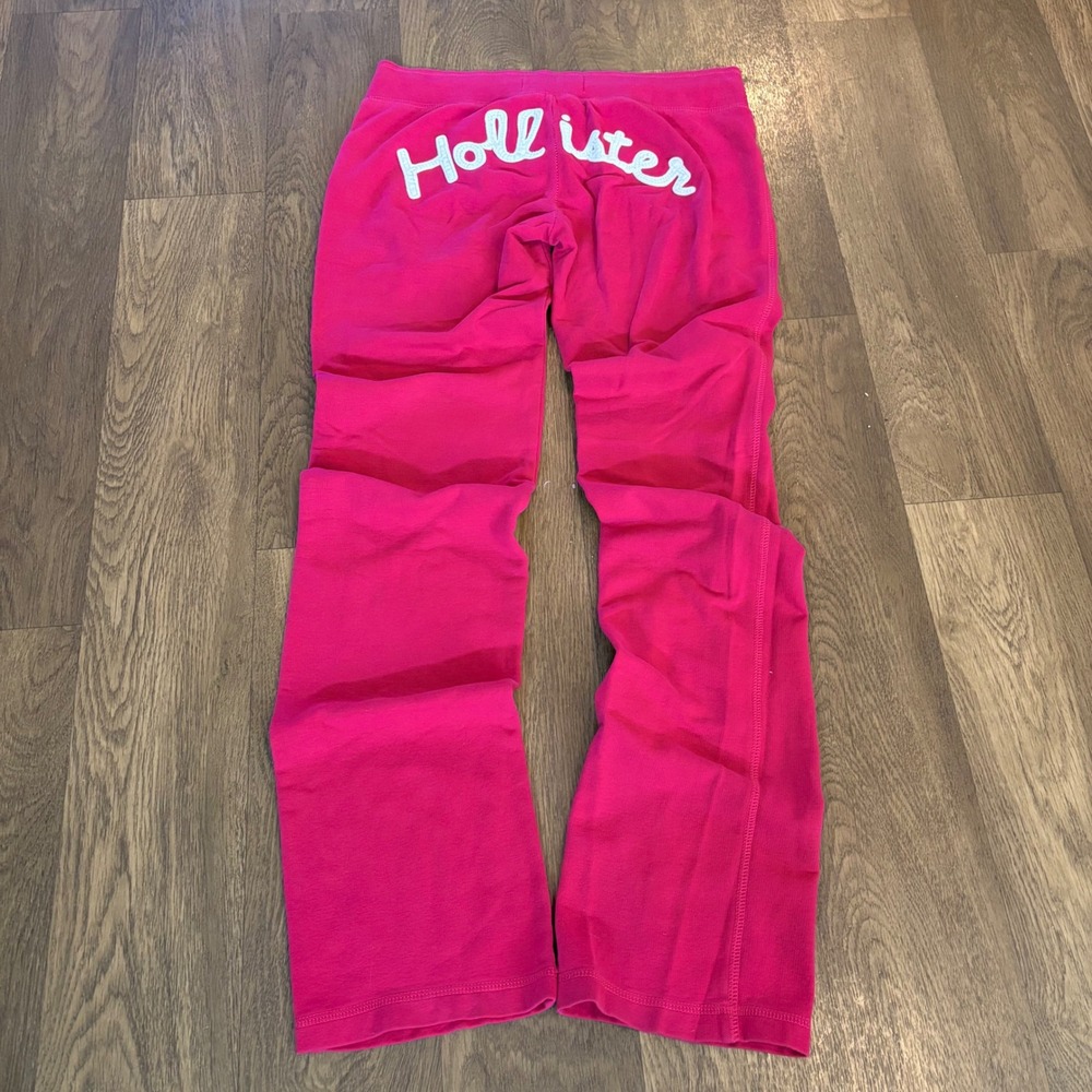 Vintage Y2K Hollister California Womens Back Spellout Embroidered Flared Sweats